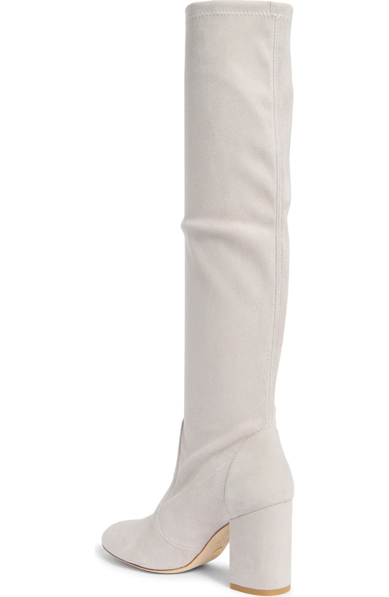Stuart Weitzman Tuliana 85 Slouch Knee High Boot, Alternate, color, Perla