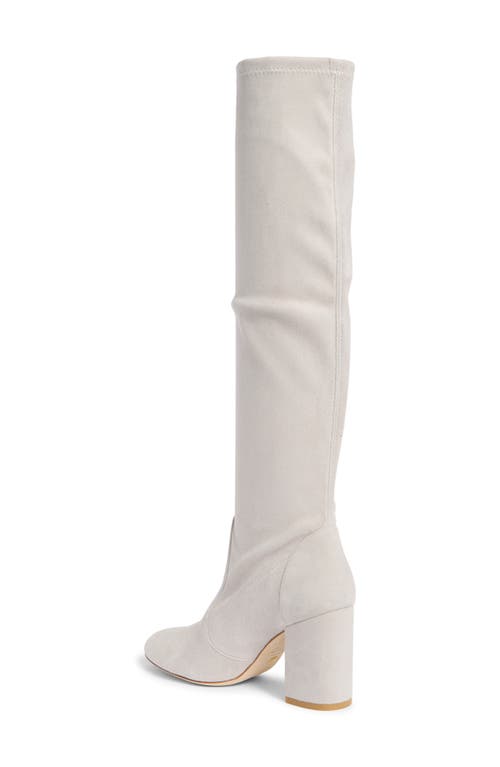 Stuart Weitzman Tuliana 85 Slouch Knee High Boot In White