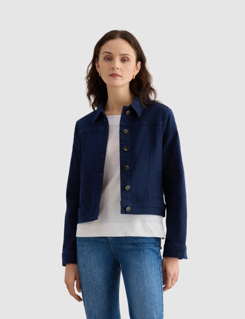 Selborne Boxy Cropped Denim Jacket