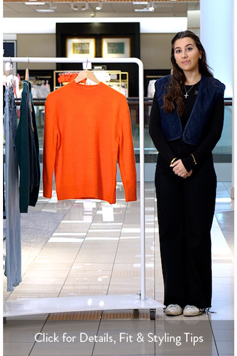Relaxed Fit Mock Neck Sweater video