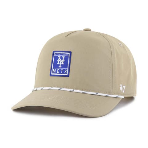 Men's '47 Khaki New York Mets Cozumel Hitch Adjustable Hat