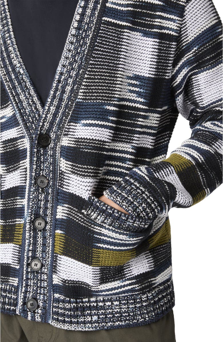 Missoni Cotton-blend Cardigan With Check Pattern, Alternate, color, Multicoloured
