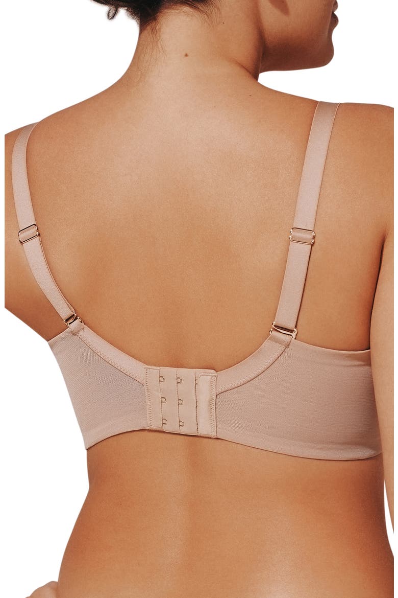 24/7® Classic Wireless Crossover Minimizer Bra, Alternate, color, TAUPE