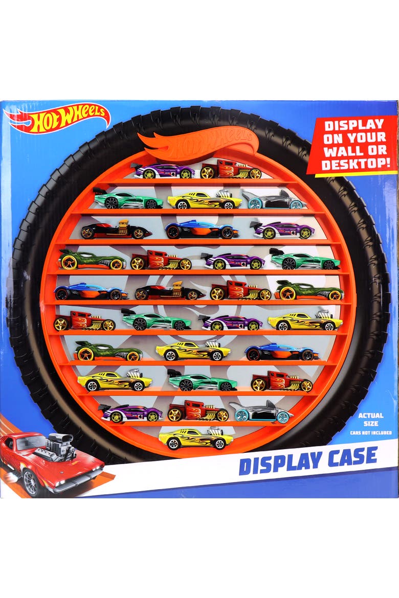 Hot Wheels Collectors Display Case, Holds 50 Cars, Main, color, Multicolored
