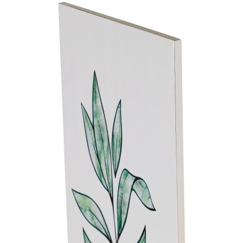 Northlight 36" Bless Our Home Wooden Porch Board Sign Decoration In White