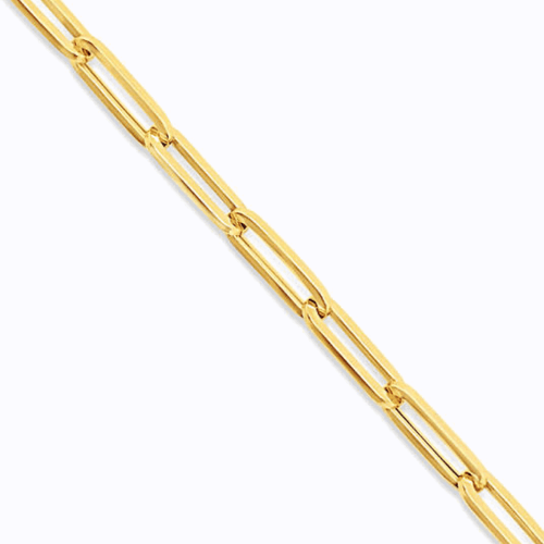 Hollywood Sensation Paperclip Link Necklace Effortless Glamour For Any Occasion In Gold