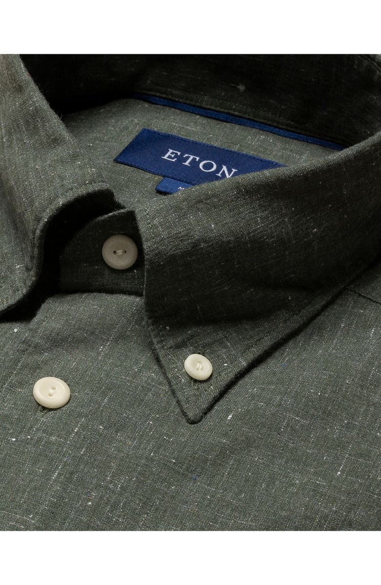 Eton Contemporary Fit Cotton Button Down Dress Shirt, Alternate, color,