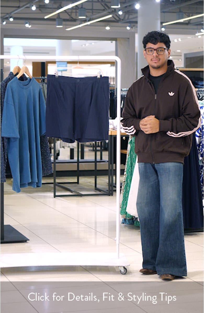 Pleated Linen Shorts, sales video thumbnail