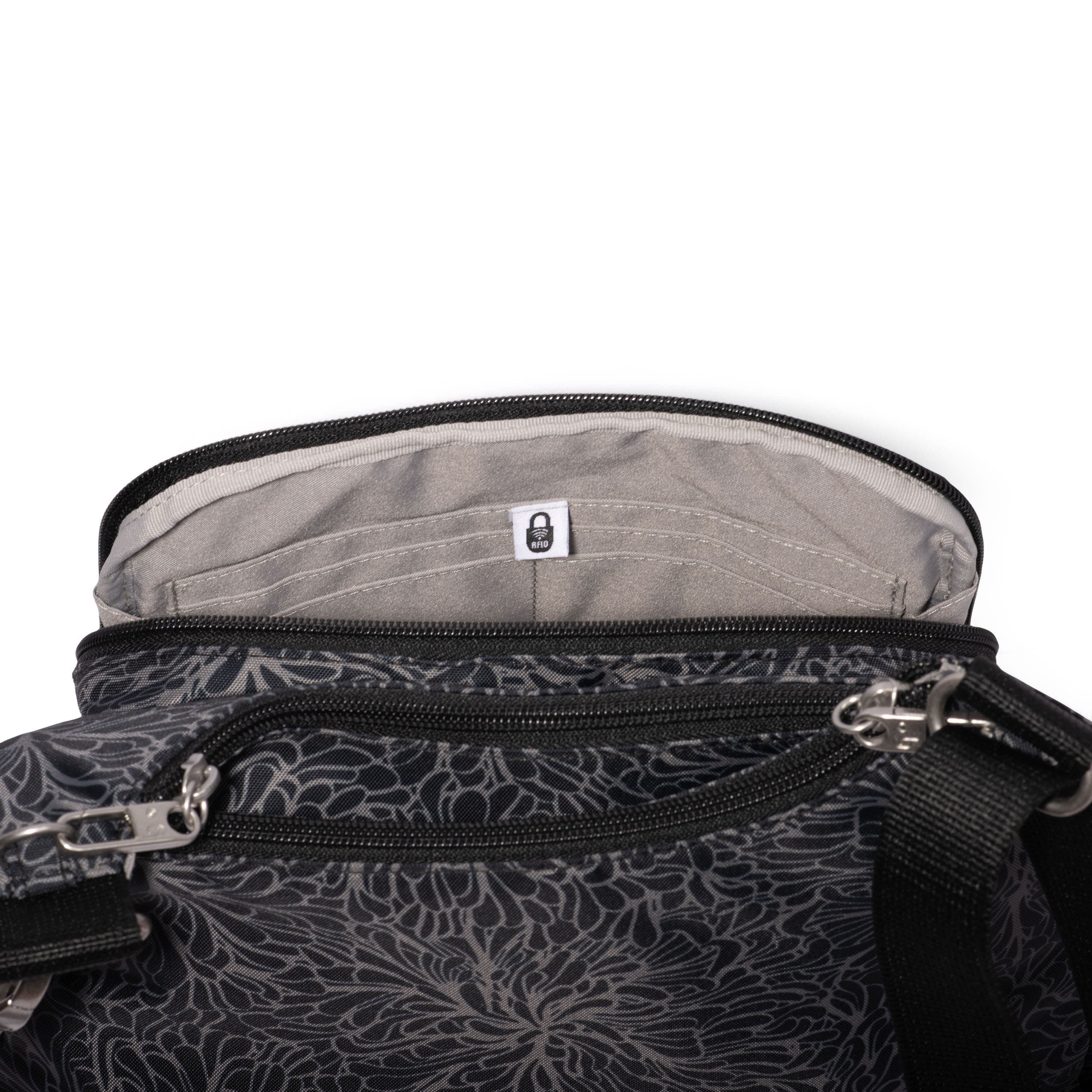 BAGGALLINI Securtex Anti-Theft Crossover Crossbody, Alternate, color, Midnight Blossom
