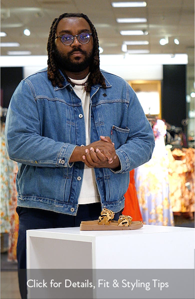 Leo Genuine Calf Hair Sandal, sales video thumbnail