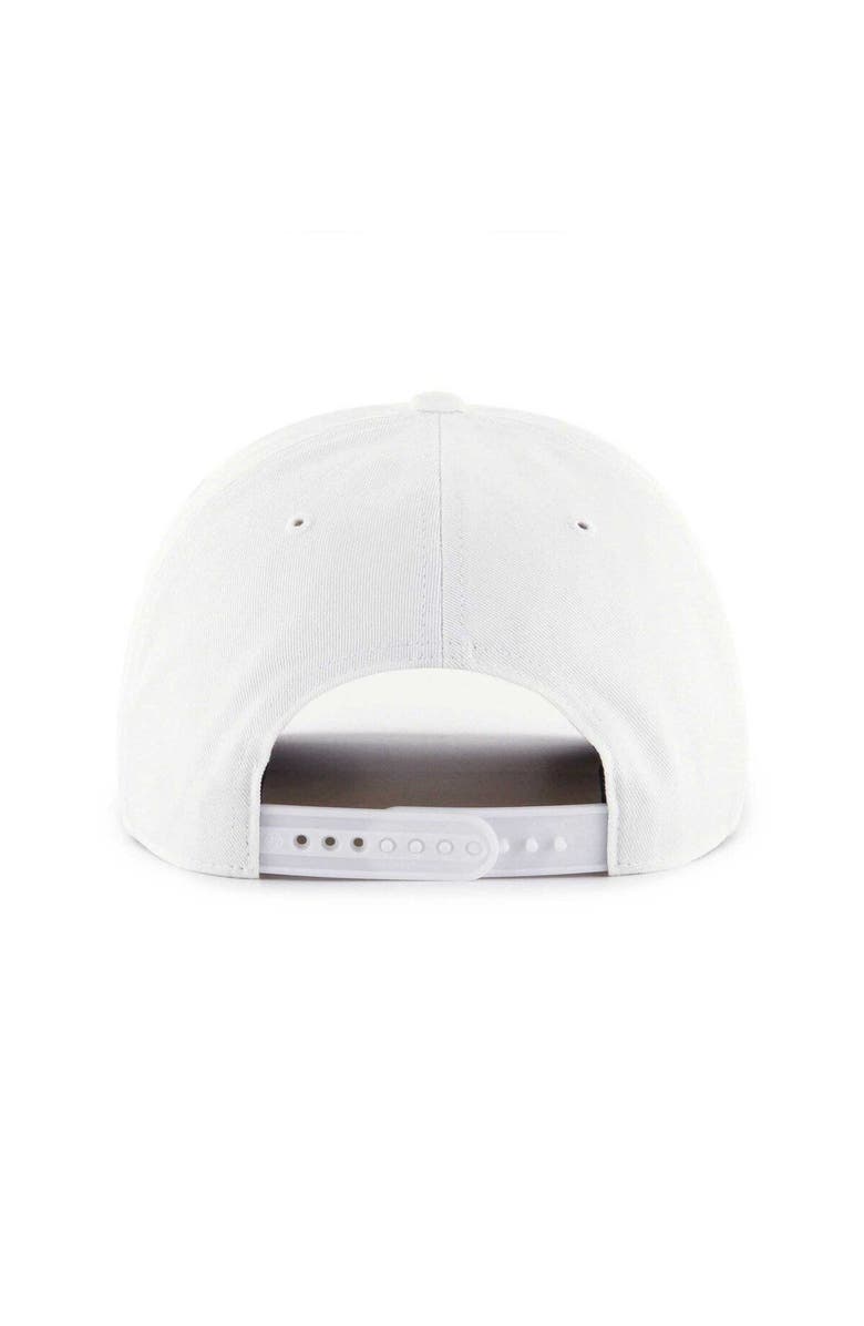 '47 Men's '47 White Pittsburgh Steelers Roscoe Hitch Adjustable Hat, Alternate, color,