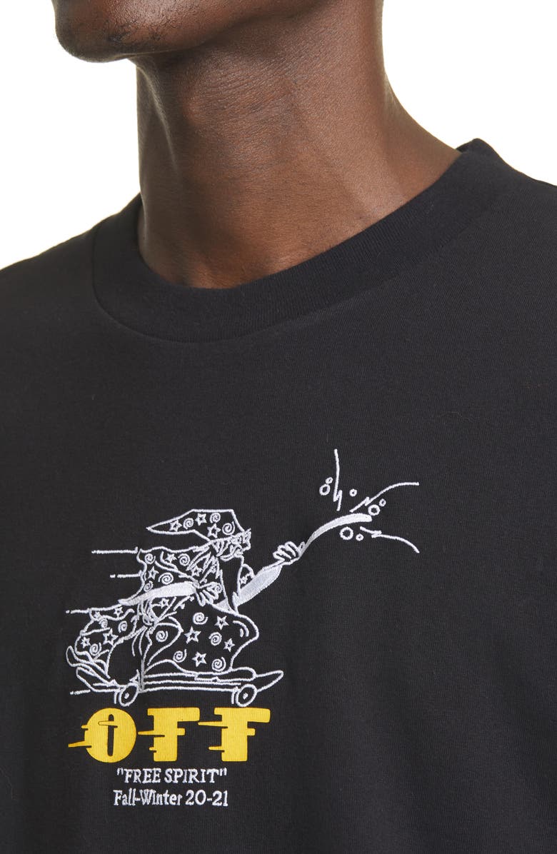 Off-White Free Spirit Graphic Tee, Alternate, color,