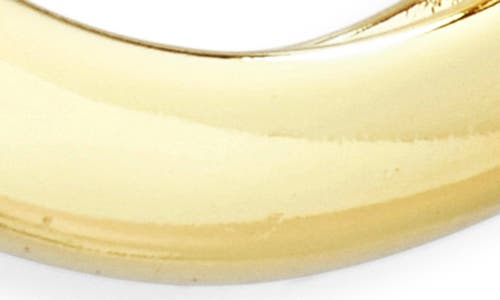 Argento Vivo Small Bar Scoop Hoop Earrings In Gold