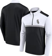FANATICS Men's Fanatics Black Chicago White Sox Unstoppable Quarter-Zip Top