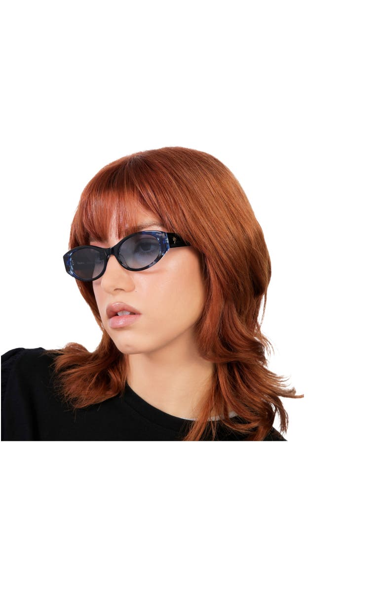 Lyndon Eyewear Exumas Sunglasses, Alternate, color, Lapis / Blue