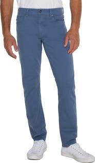 Liverpool Regent Relaxed Straight Leg Twill Pants