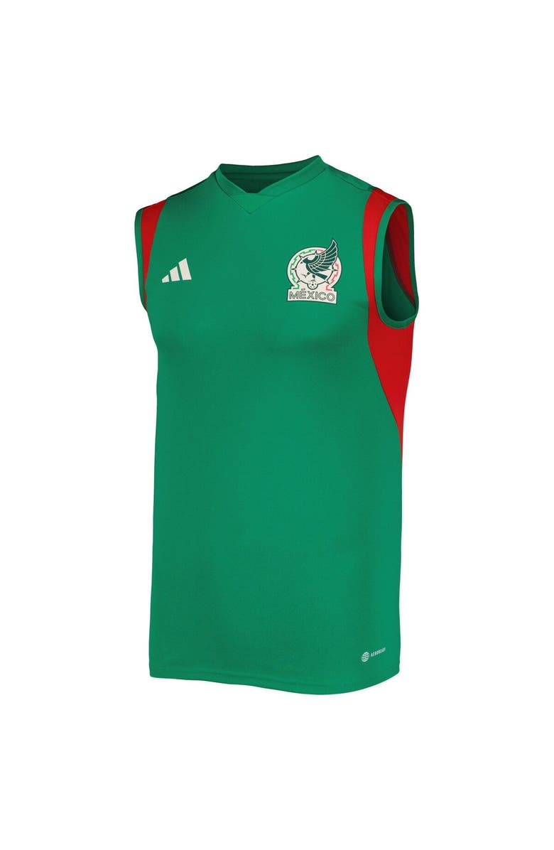 adidas Men's adidas Green Mexico National Team Sleeveless Training Jersey, Alternate, color, 