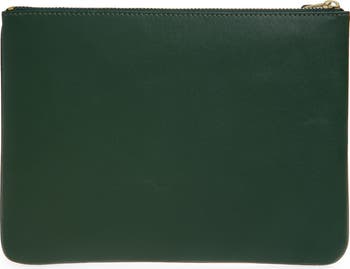 Comme des Garçons Medium Classic Leather Zip-Up Pouch | Nordstrom