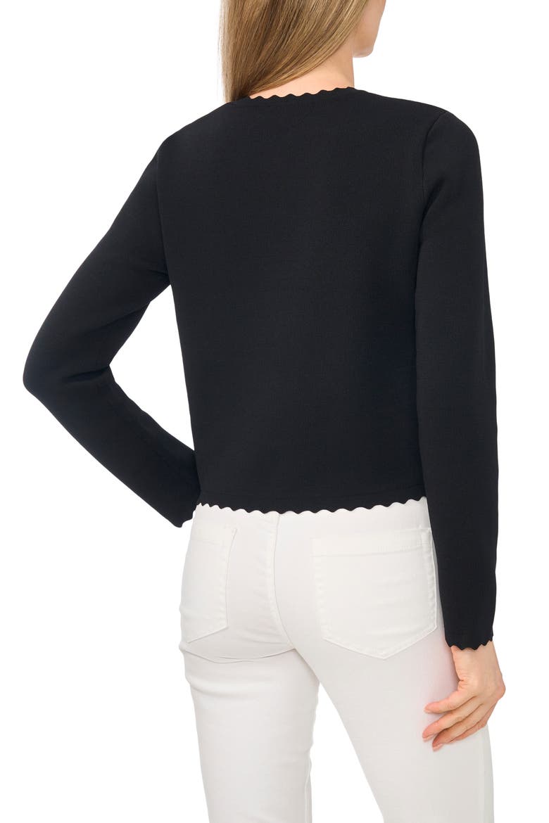 Embroidered Cardigan, Alternate, color, RICH BLACK