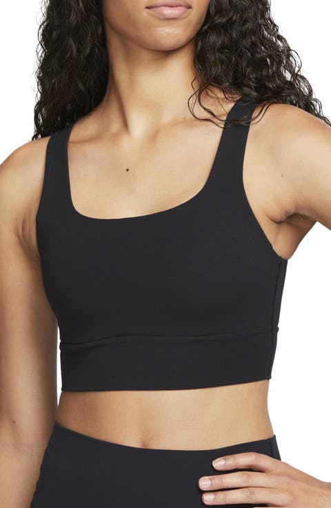 Zenvy Medium-Support Padded Longline Sports Bra
