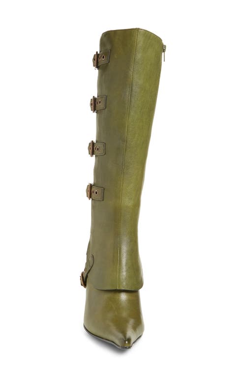 JEFFREY CAMPBELL JEFFREY CAMPBELL CORSETED POINTED TOE BOOT