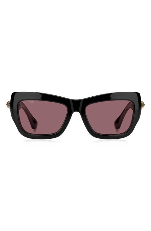 56mm Rectangular Sunglasses