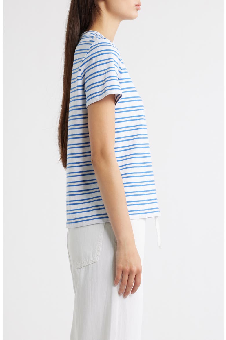 Perfect Crewneck Cotton Jersey T-Shirt, Alternate, color, WHITE