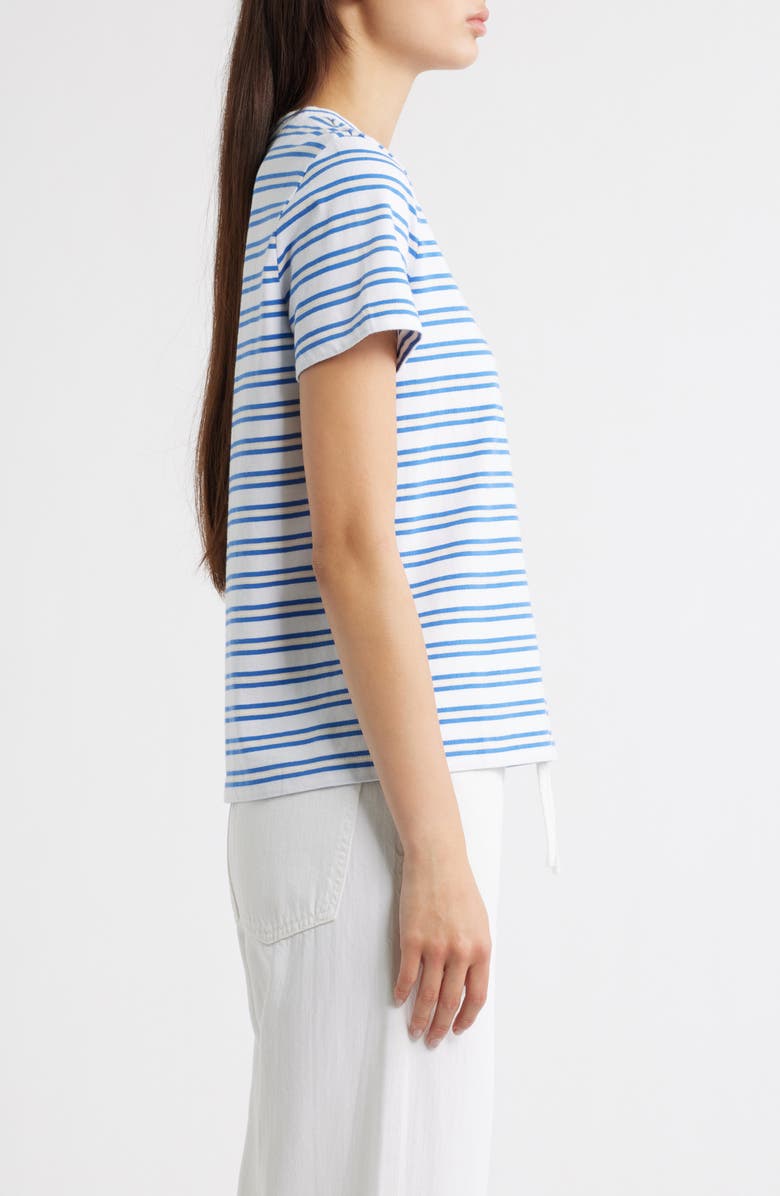 Madewell Perfect Crewneck Cotton Jersey T-Shirt, Alternate, color, White