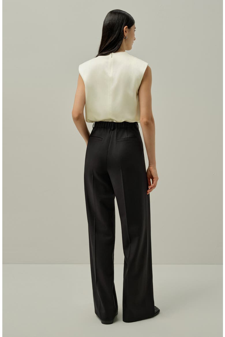 Women's Lilysilk X Lydia Tomlinson Grace Silk Top, Alternate, color, Lily White