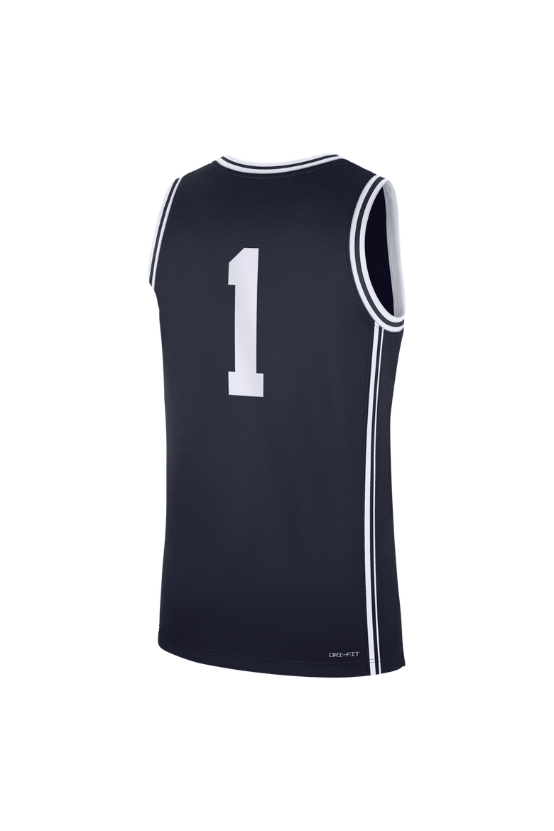 Men's Nike #1 Gray Duke Blue Devils Alternate Replica Basketball Jersey, Alternate, color, Gray