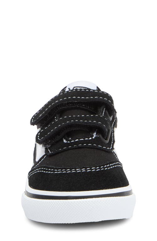 Vans Brooklyn Sneaker In Suede/canvas Black/white