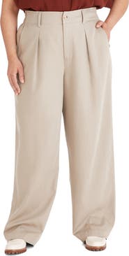Madewell The Neale Drapeweave Straight Leg Pants