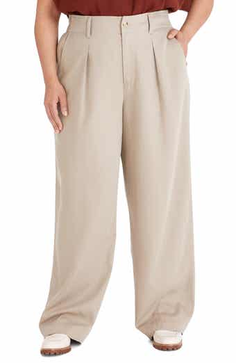 Madewell The Neale Drapeweave Straight Leg Pants
