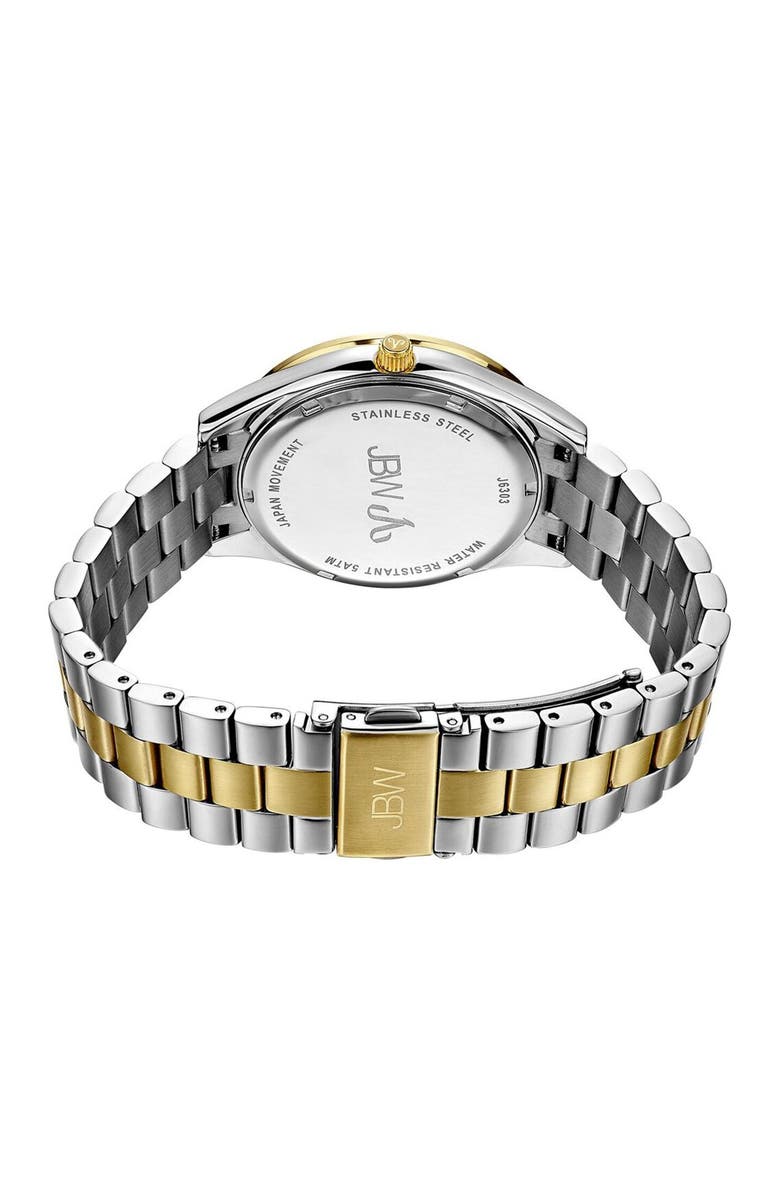 JBW Mondrian Diamond Bracelet Watch, 37mm, Alternate, color, Two-Tone