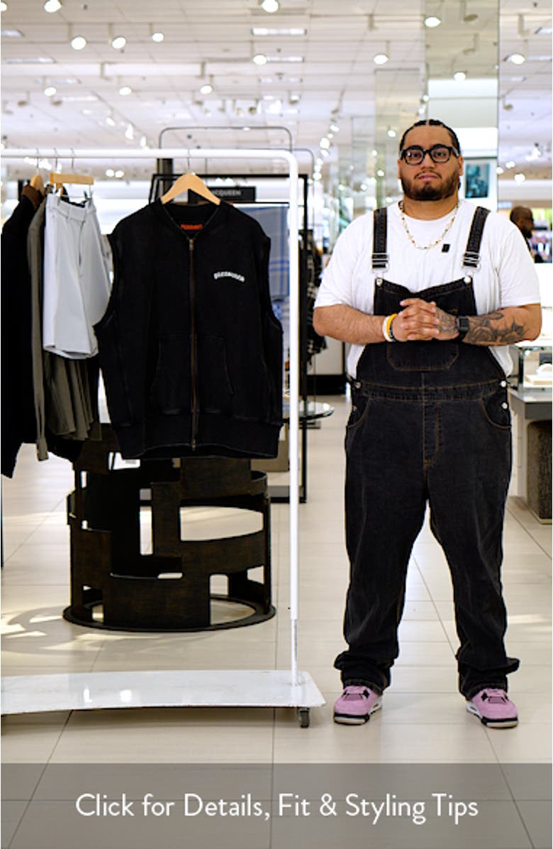 Embroidered Logo Denim Vest, sales video thumbnail
