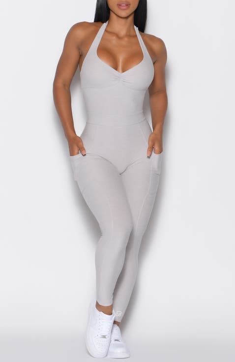 Backless Pocket Bodysuit