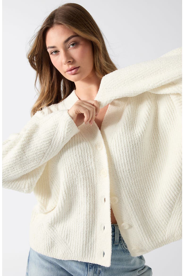 Lana Oversize Rib Cardigan, Alternate, color, NATURAL