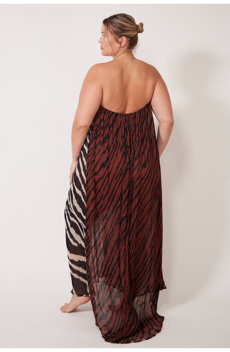 Villa Fresca Gaia Dress Cover-up Dress, Alternate, color, Okapi