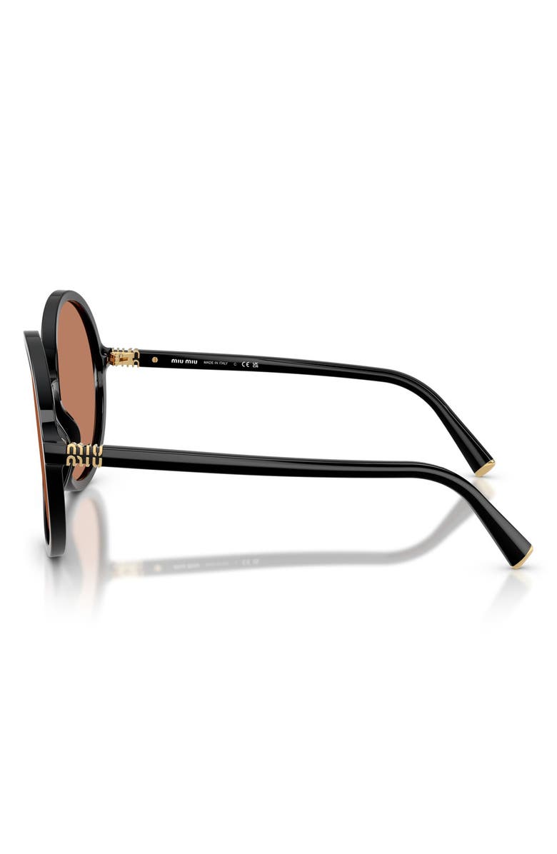 Miu Miu 59mm Round Sunglasses, Alternate, color, 
