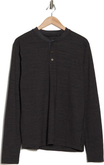 Double Face Thermal Henley Shirt