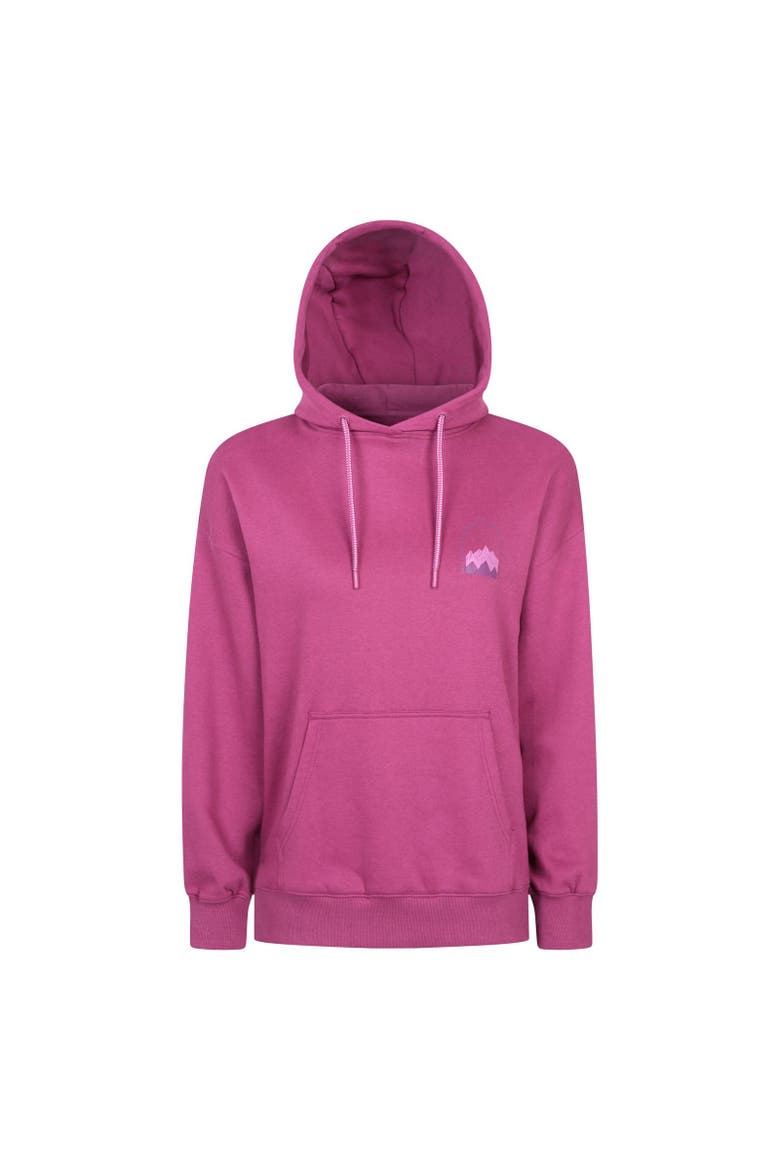 Mountain Scene Hoodie, Main, color, Berry