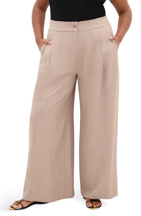 Luci Pleated Wide Leg Pants