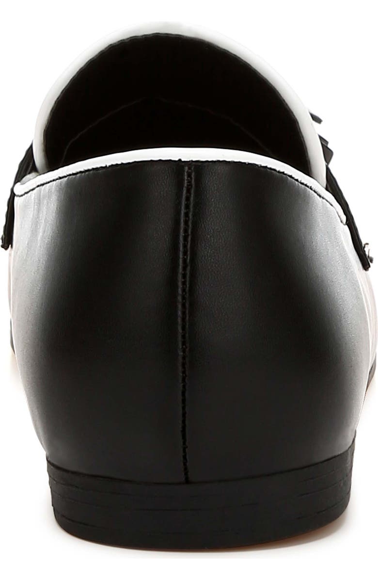 Rag & Co Mythos Tassel Loafer, Alternate, color, Black