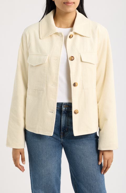 Corduroy Structure Coat