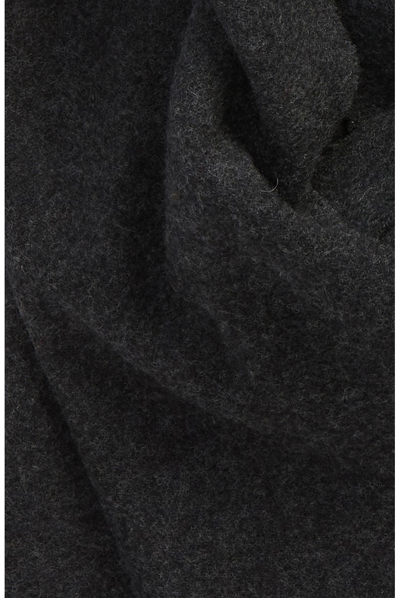 Addison Recycled Wool Scarf, Alternate, color, CHARCOAL
