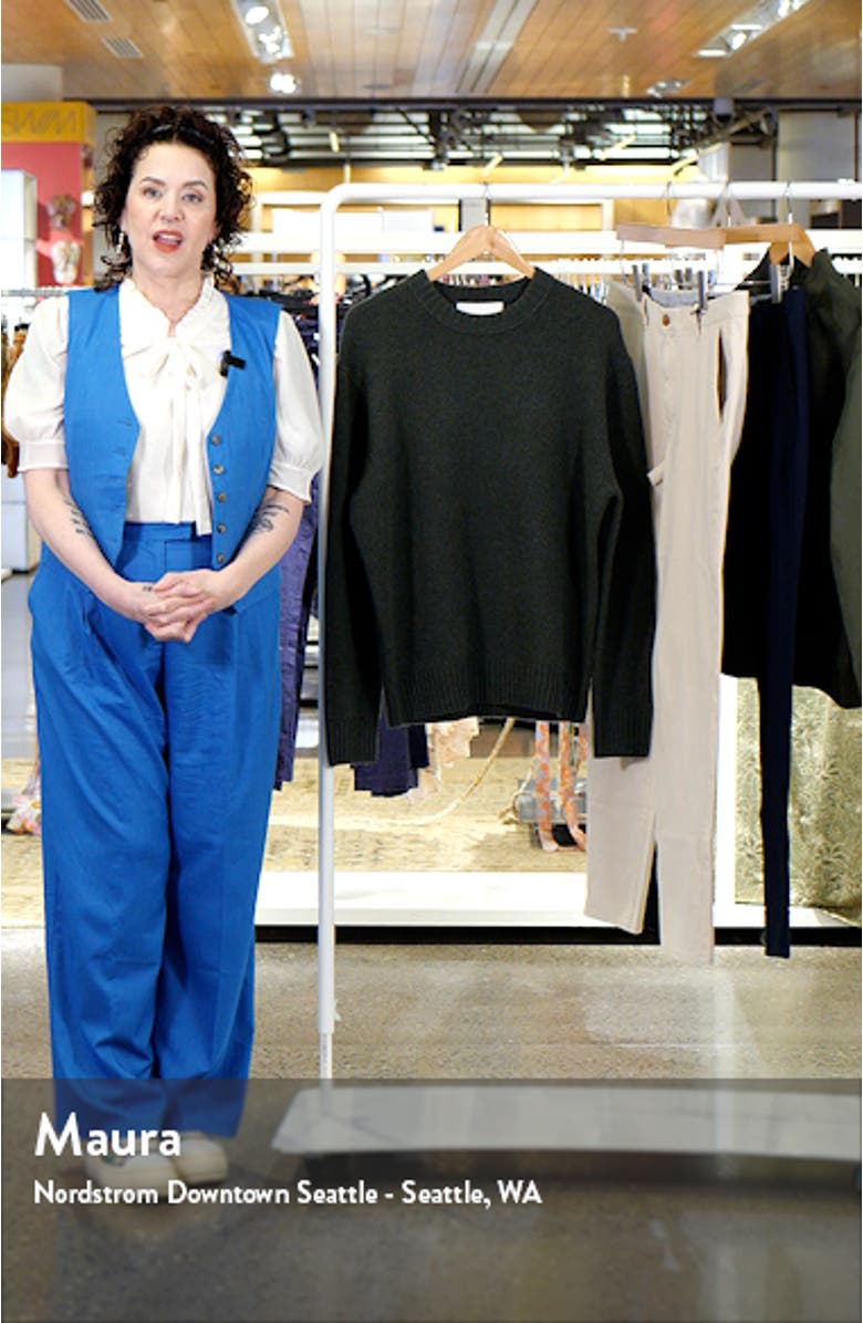 Cashmere Crewneck Sweater, sales video thumbnail