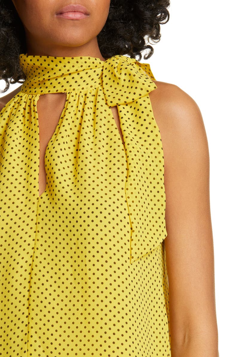 Joie Dalman Tie Neck Silk Tank, Alternate, color, 