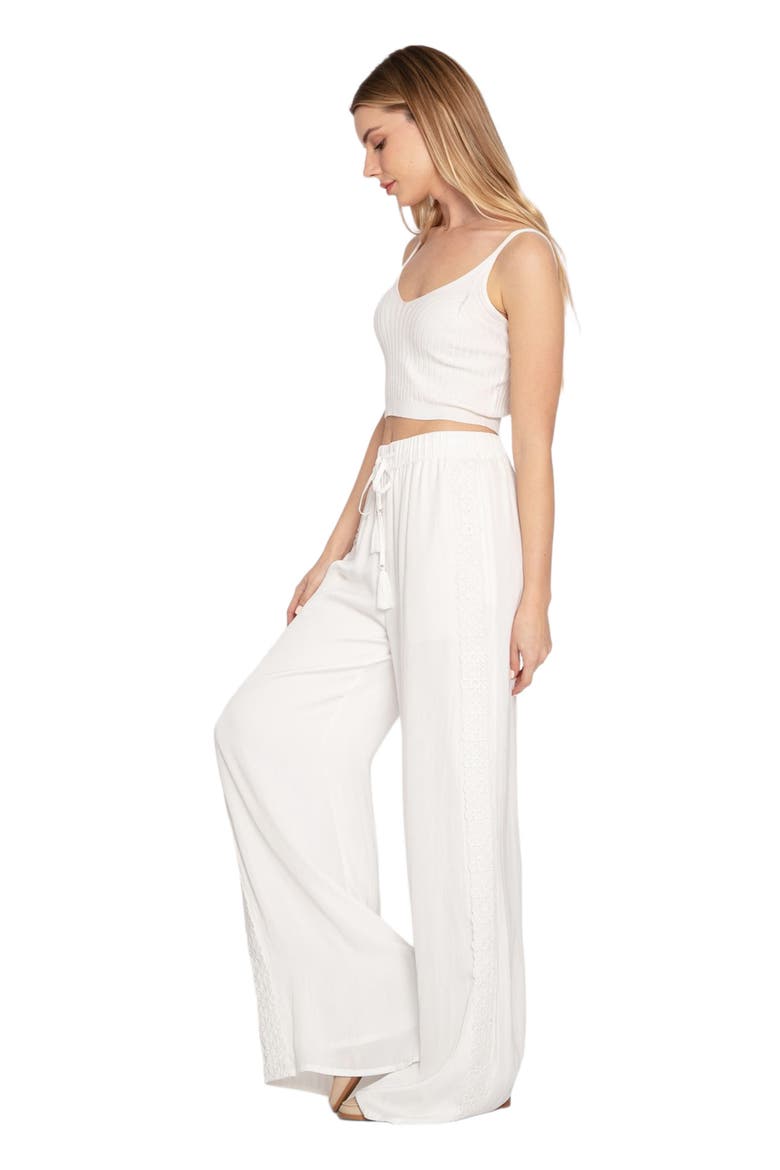 Everywhere All At Once Wide Leg Pant, Alternate, color, White
