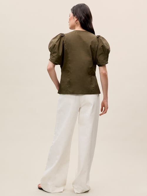 REBECCA TAYLOR REBECCA TAYLOR RAQUEL TWILL SHIRT