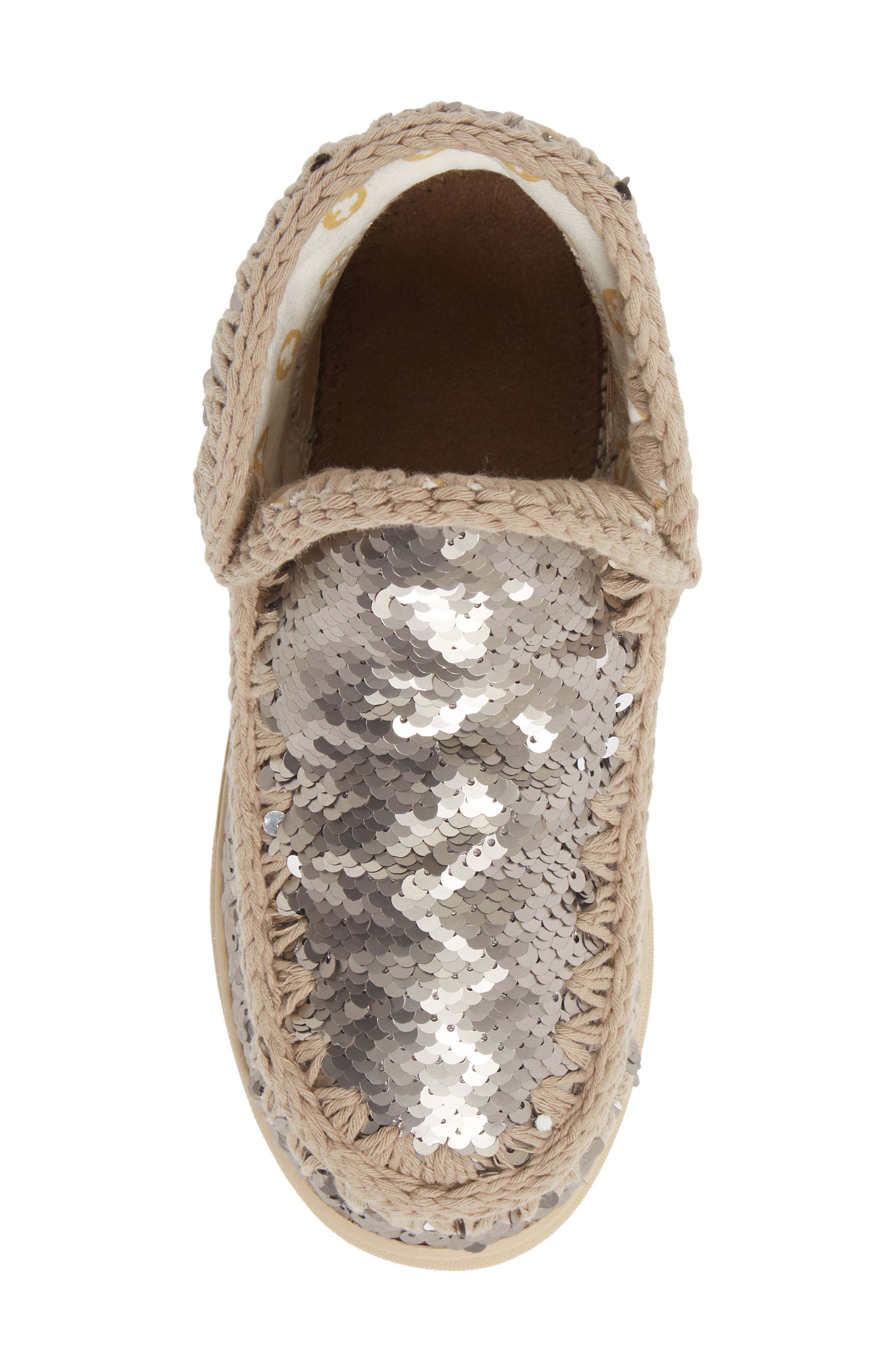 Mou Summer Eskimo Sequin Sneaker Boot, Alternate, color, 